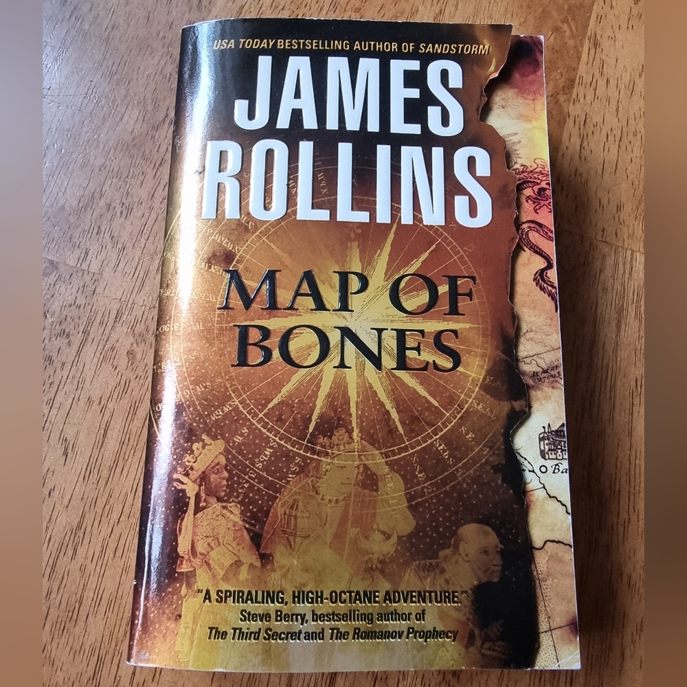 Map of Bones by James Rollins Paperback Book